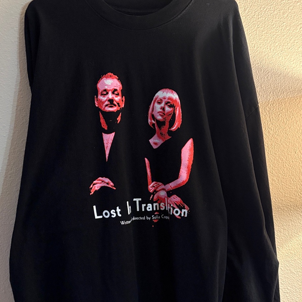 *Collectors item* Lost in Translation Pink Photo Print heavyweight cotton